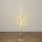 4ft. Pre-Lit White Birch Artificial Christmas Tree, Warm White LED Lights